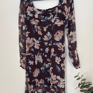Floral Long Sleeve Dress